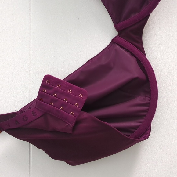 Savage X Fenty Core microfiber Purple Women's Intimate lined underwire Bra 40G - Picture 4 of 8